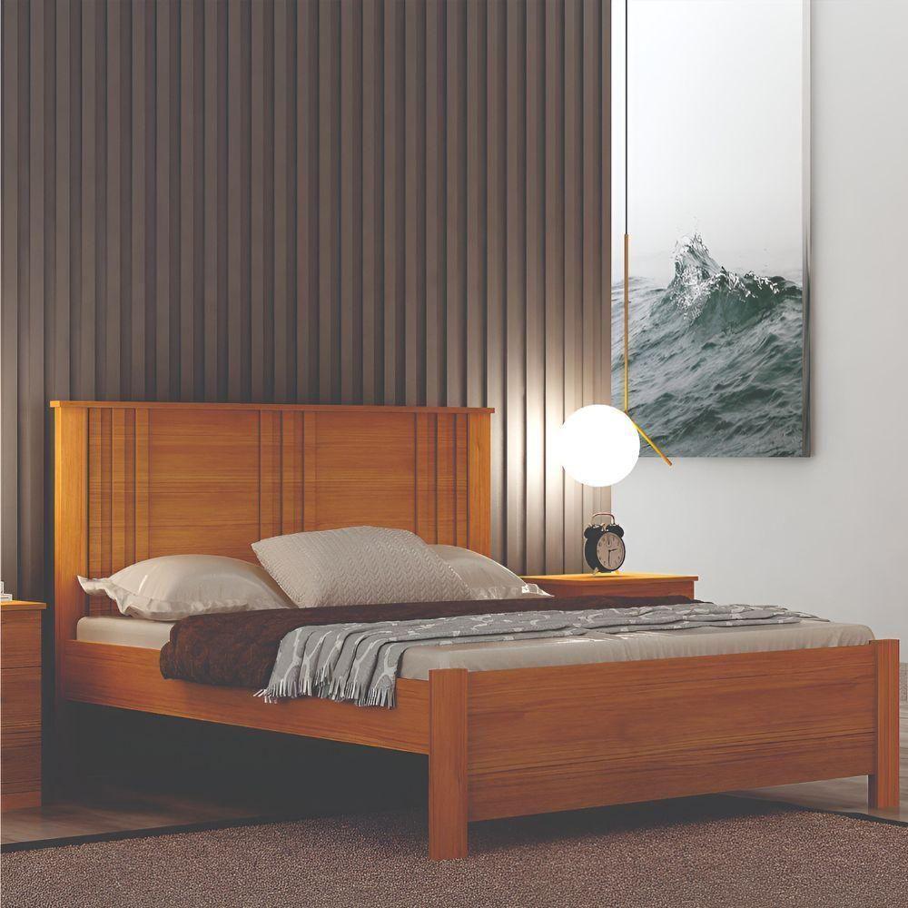 Cama Casal Milano Cinamomo Leifer Móveis - 2