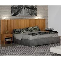 Cabeceira Casal Ripado Milano Cinamomo Leifer Móveis - 2