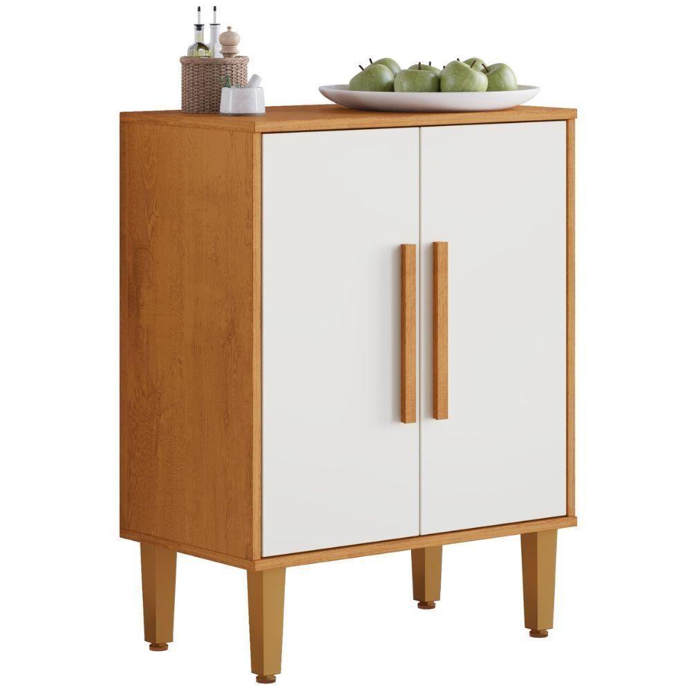 Balcão De Cozinha Lorena 2 Portas Nature Off Kaiki Móveis - 1