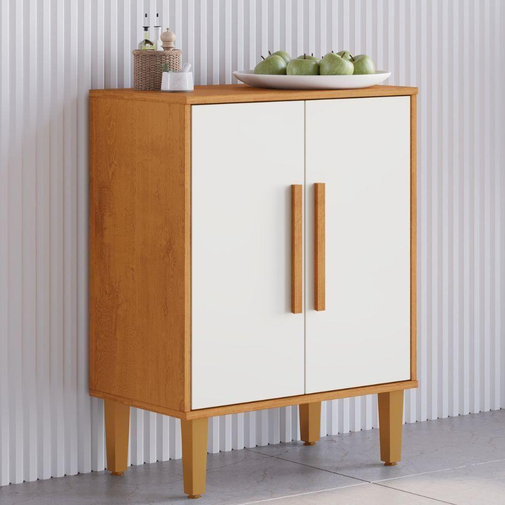 Balcão De Cozinha Lorena 2 Portas Nature Off Kaiki Móveis - 2