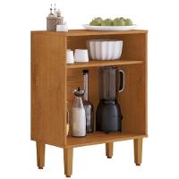 Balcão De Cozinha Lorena 2 Portas Nature Off Kaiki Móveis