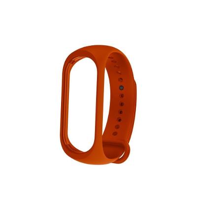 Bracelete De Silicone Para Mi Band 3/4 Xiaomi Laranja