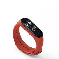 Bracelete De Silicone Para Mi Band 3/4 Xiaomi Laranja - 2