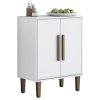 Balcão De Cozinha Lorena 2 Portas Branco Kaiki Móveis - 1