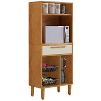 Armário Fruteira Lorena 1 Gaveta Nature Off Kaiki Móveis