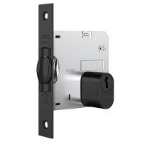 Fechadura 1005 Com Trinco Rolete E Roseta Quadrada Black - 40775 - Stam - 2