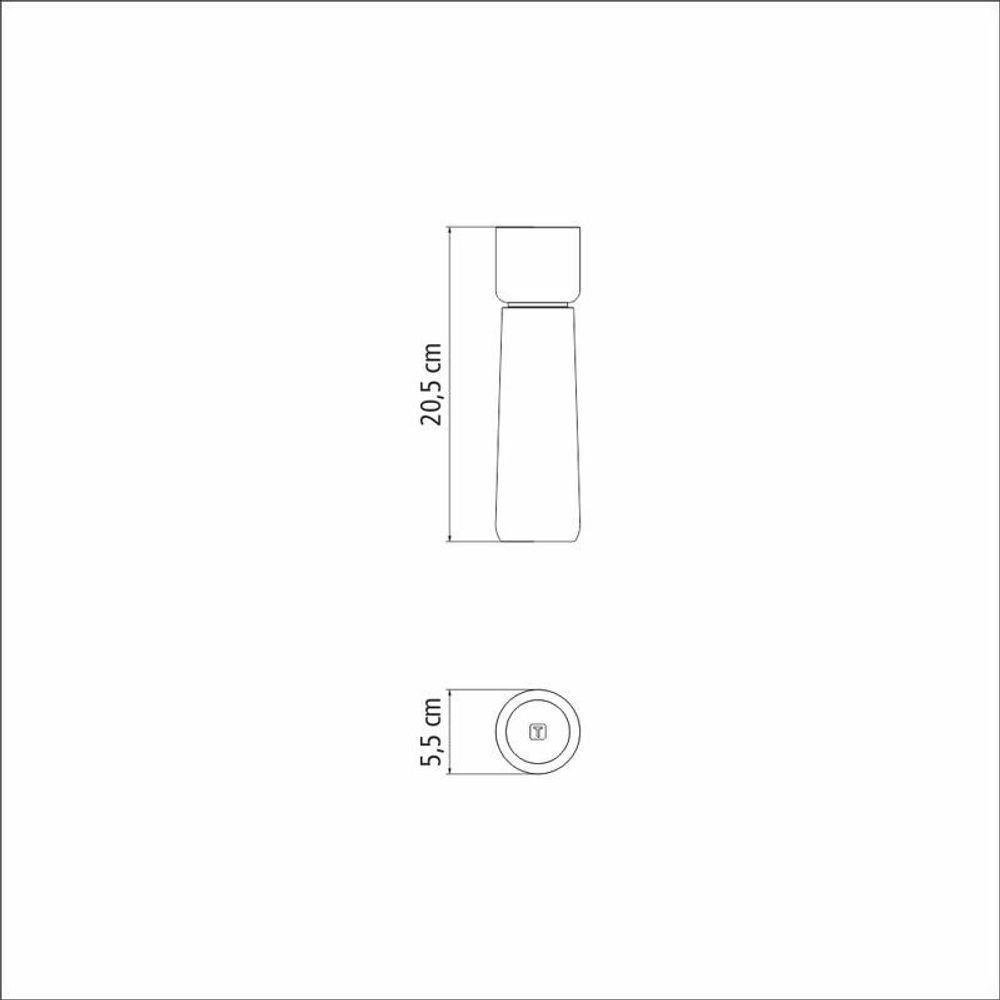 Moedor De Sal E Pimenta Tramontina Realce 20,5cm Em Madeira Seringueira - 5