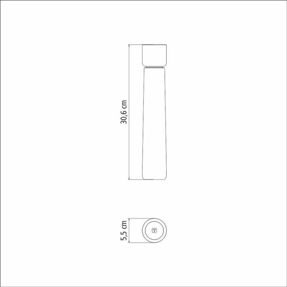 Moedor De Sal E Pimenta Tramontina Realce 30,6cm Em Madeira Seringueira - 5