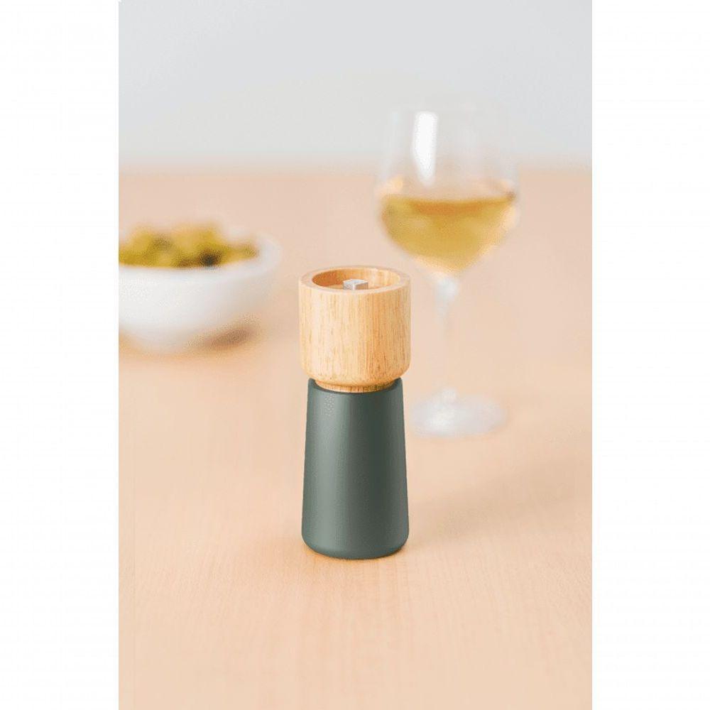 Moedor Tramontina De Sal E Pimenta Realce 13,7cm Verde Em Madeira Seringueira - 2