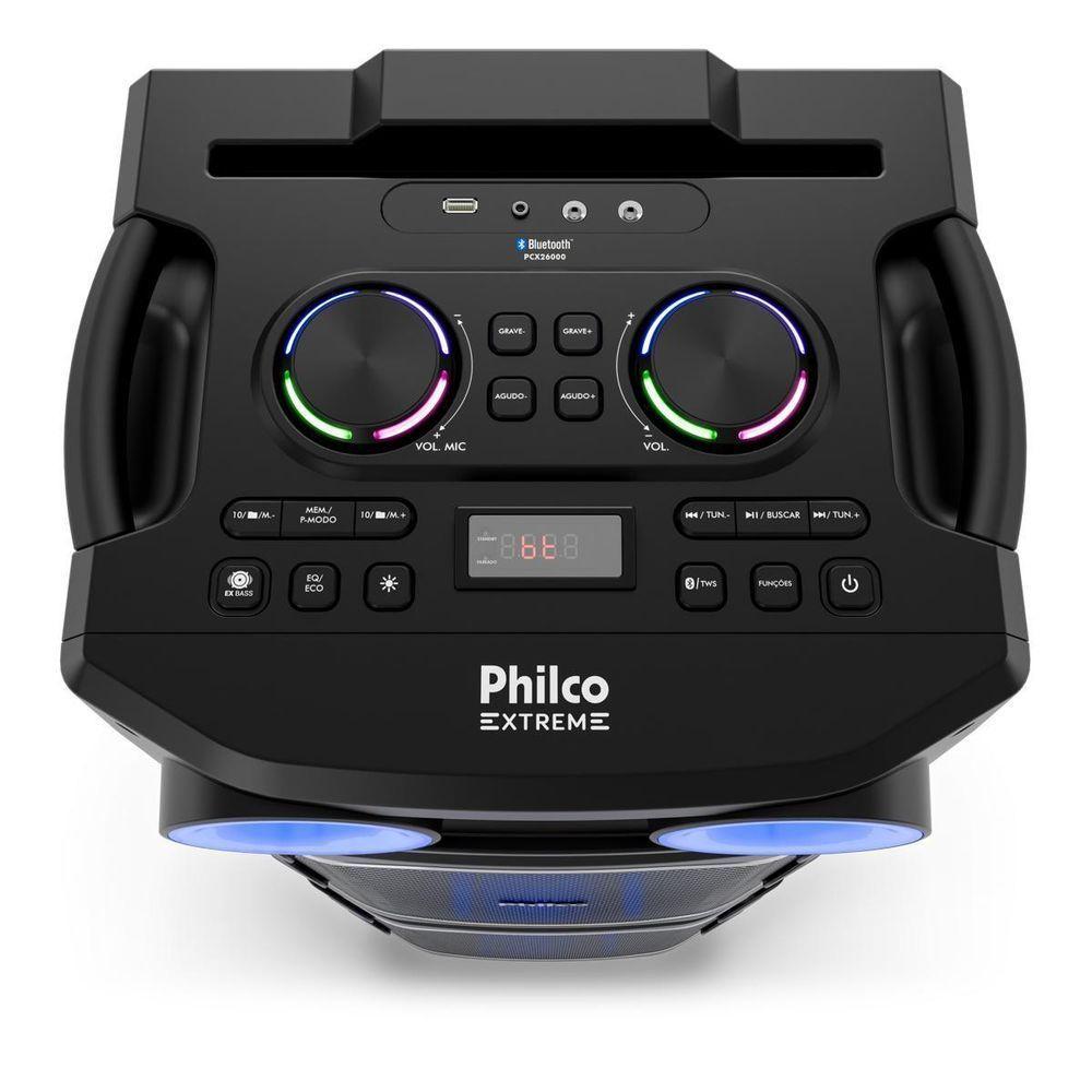 Caixa de Som Amplificada Philco Flash Light 2600W PCX26000 Bivolt - 5