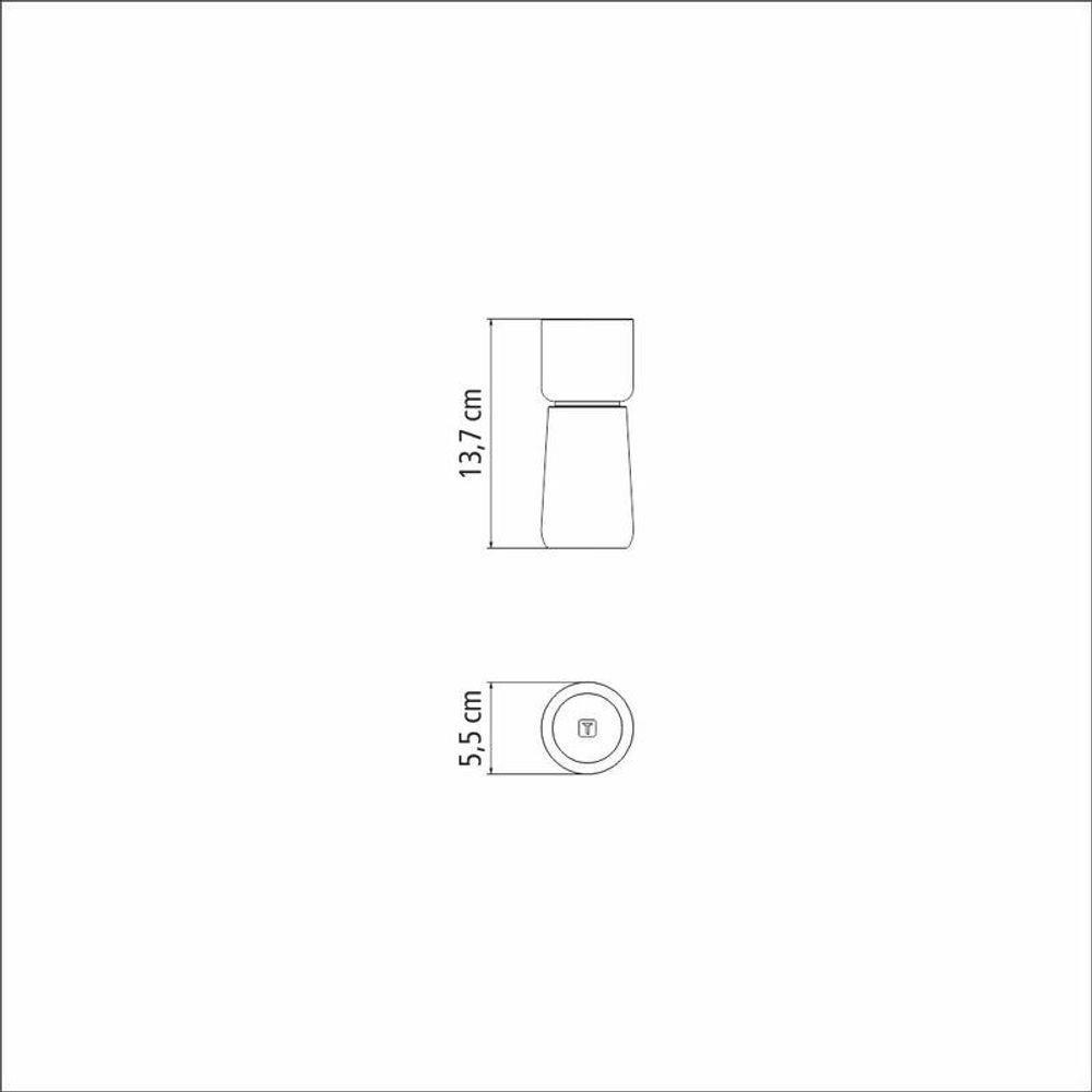 Moedor Tramontina De Sal E Pimenta Realce 20,5cm Em Madeira Seringueira - 5