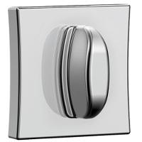 Fechadura Nice 1025 Com Trinco Rolete E Roseta Quadrada Cromado Para Banheiro - 14262 - Stam - 2