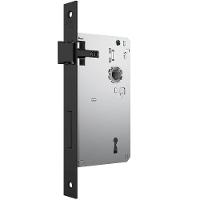 Fechadura Classic Polaris 3200 Com Roseta Quadrada Para Interior Black - 40752 - Stam - 2