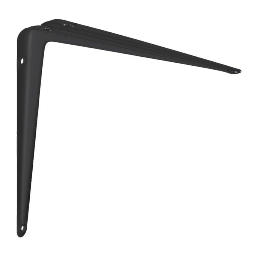 Suporte Em L De Aço Preto 15 X 20 Cm - Sl-1520-pr - Multivisão - 1