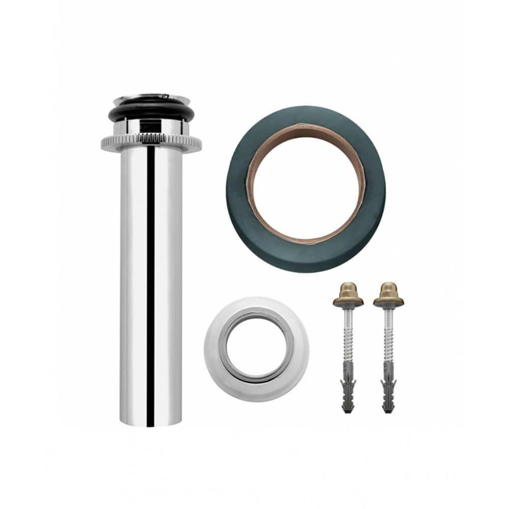 Kit De Instalação Cromado Para Bacia Convencional - Vad888cws - Esteves - 1