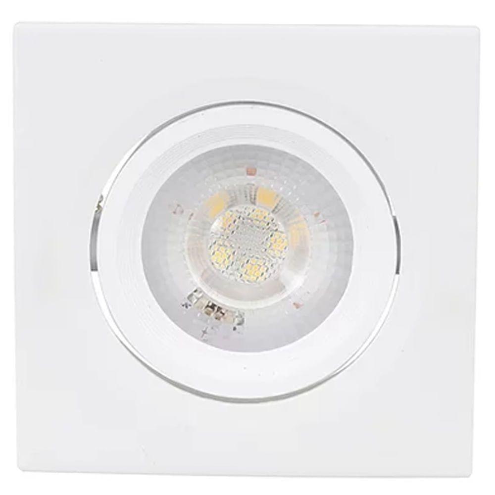 Spot Led Quadrado Direcionável Bivolt 5 Watts E 6000k - 9982 - Gaya - 1