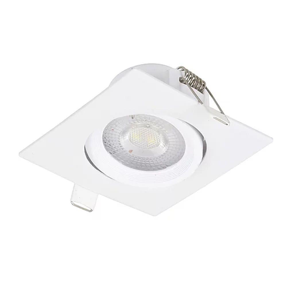 Spot Led Quadrado Direcionável Bivolt 5 Watts E 6000k - 9982 - Gaya - 2