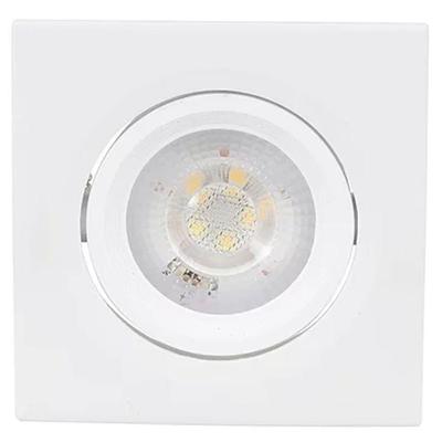 Spot Led Quadrado Direcionável Bivolt 5 Watts E 6000k - 9982 - Gaya