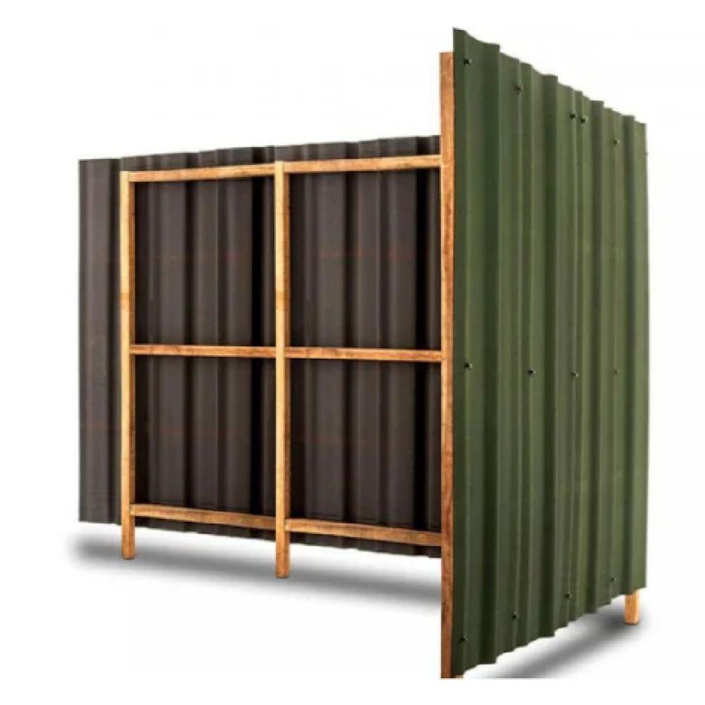 Tapume Ecológico Verde 200x97cm - P1306br - Onduline - 6