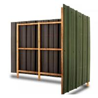 Tapume Ecológico Verde 200x97cm - P1306br - Onduline - 6