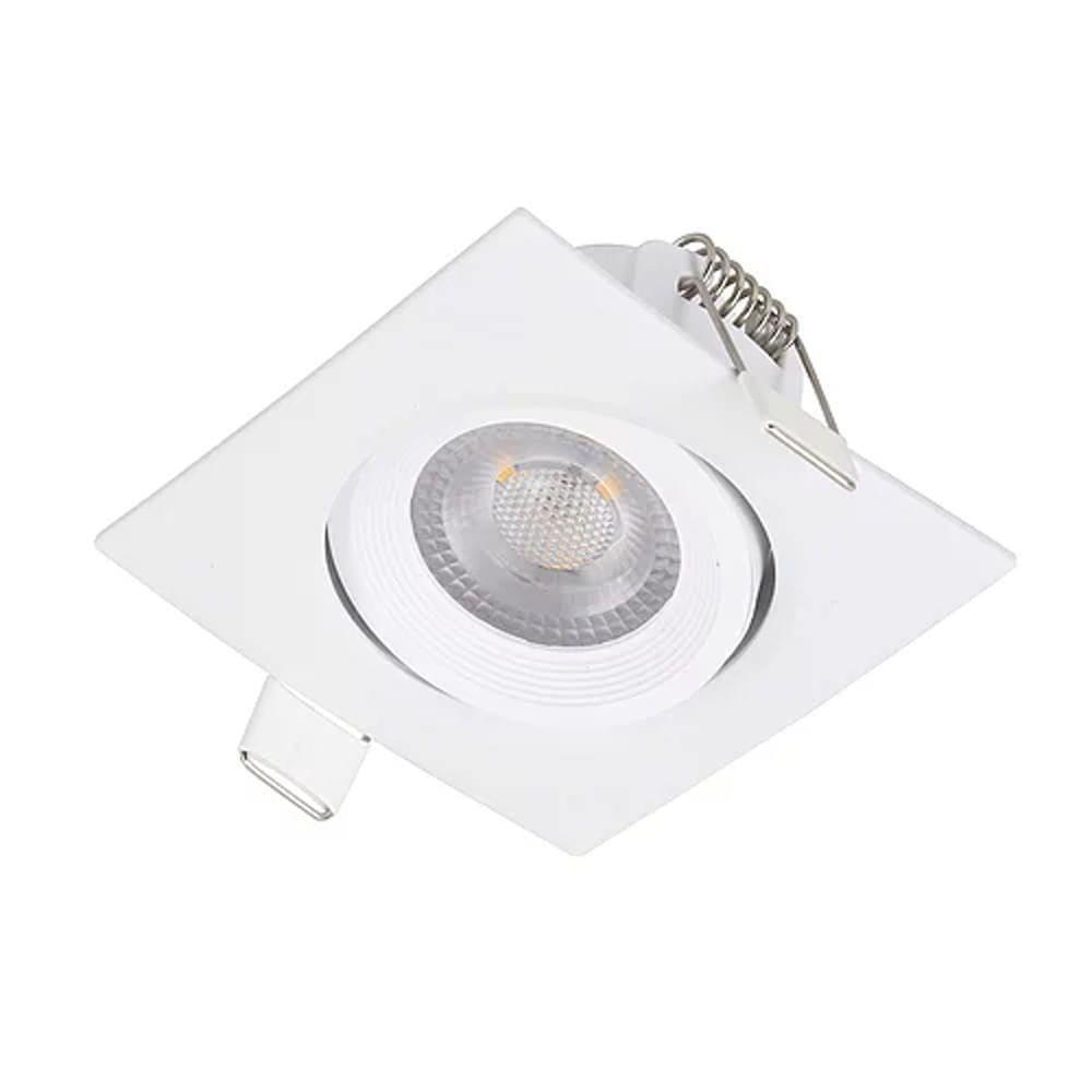 Spot Led Quadrado Direcionável Bivolt 3 Watts E 6000k - 9979 - Gaya - 2