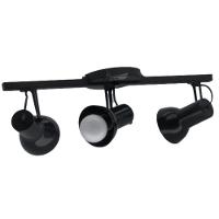Spot Trilho Triplo Preto - 1123-s - Induplas - 1