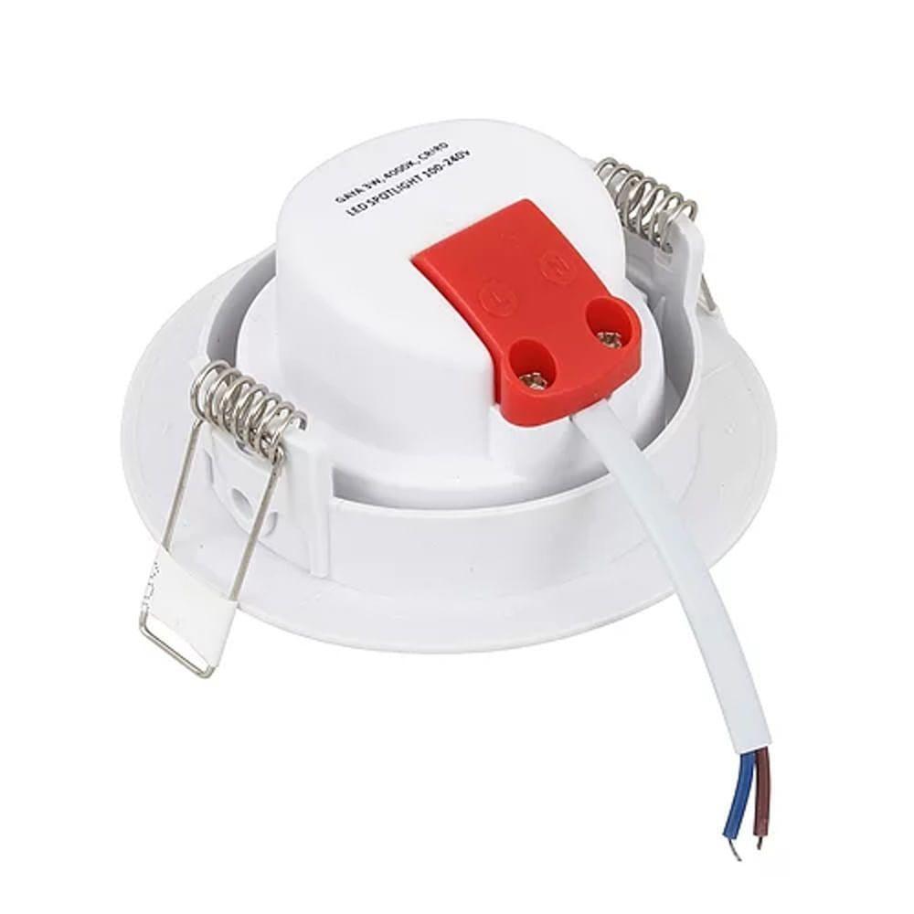 Spot Led Redondo Direcionável Bivolt 3 Watts E 6000k - 9967 - Gaya - 2