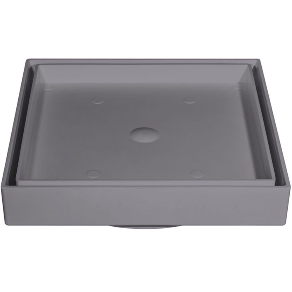 Ralo Invisível 10 X 10 Cm Cinza - 1703 - Estrela - 1