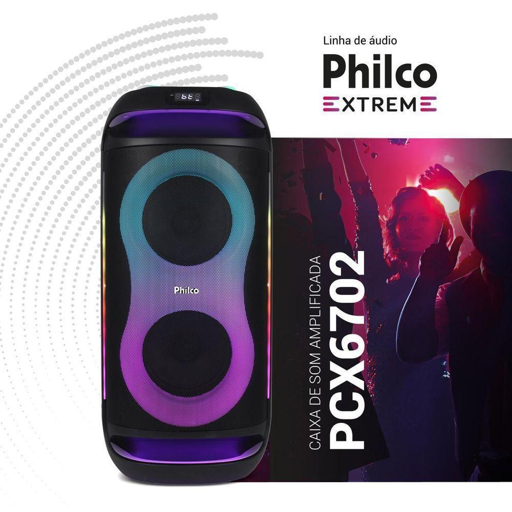 Caixa de Som Amplificada 800W Philco Ex Bass PCX6702 Bivolt - 5