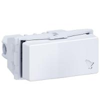 Pulsador Para Campainha Universal Com 10 Ampères 250 Volts Branco - E011100160 - Wetzel - 1