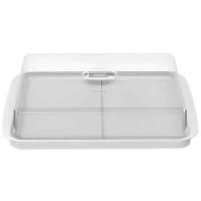 Porta Frios Duplo Branco Com Tampa Transparente Cozy - 10180-3007 - Coza