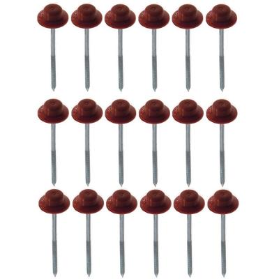 Prego Fácil Vermelho E Marrom Com 18 Unidades - Br107 - Onduline