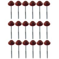 Prego Fácil Vermelho E Marrom Com 18 Unidades - Br107 - Onduline - 1