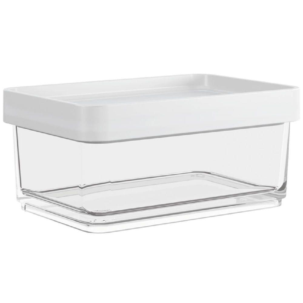 Pote Clear Mini 200ml Branco - 20766-0007 - Coza - 1