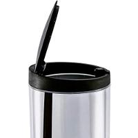 Lixeira Press De Inox Com Tampa Pp 4 Litros Preto - 3050-252 - Brinox - 2