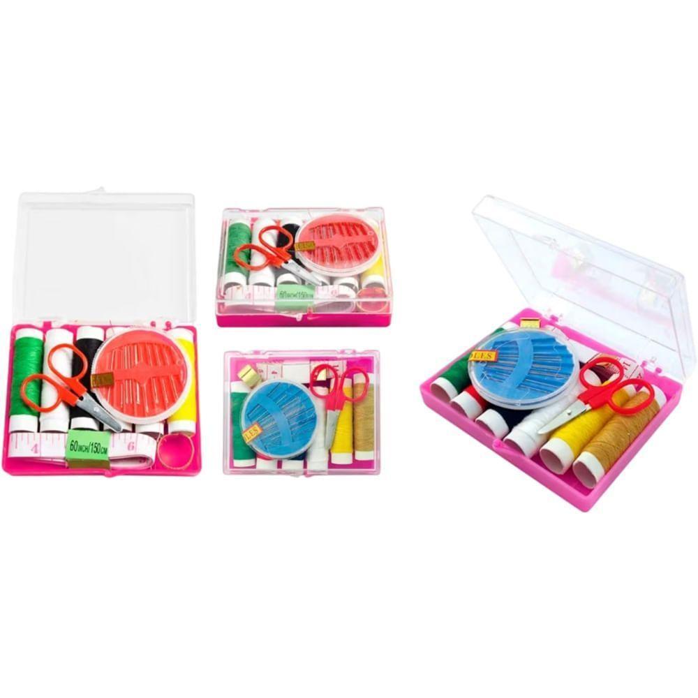 Kit De Costura De 20 Peças Com Estojo - Im46058 - Imporiente Kit De Costura 20pçs Com Estojo - Im46058 - Imporiente - 2