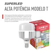 Lâmpada Super Led Alta Potência T Bivolt 100w 6500k - E27 - Ourolux Lampada Superled Alta Pot T 100w Biv 6500k E27 - 2