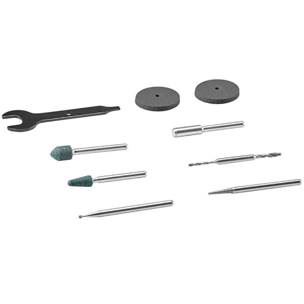 Kit De Acessórios De Micro Retífica Para Vidro E Pedra Com 9 Peças - 26150735aa000 - Dremel 26150735aa000 - Dremel - 1