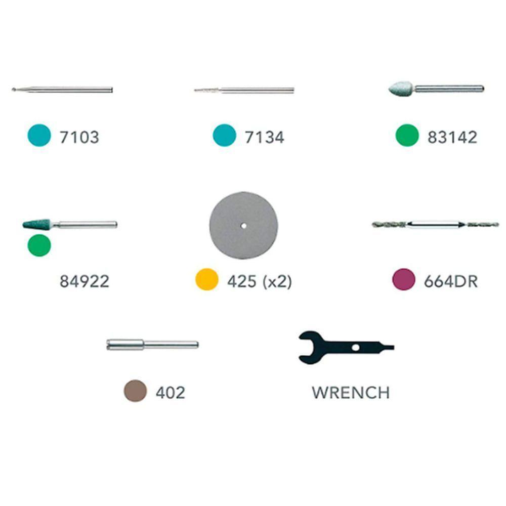 Kit De Acessórios De Micro Retífica Para Vidro E Pedra Com 9 Peças - 26150735aa000 - Dremel 26150735aa000 - Dremel - 2