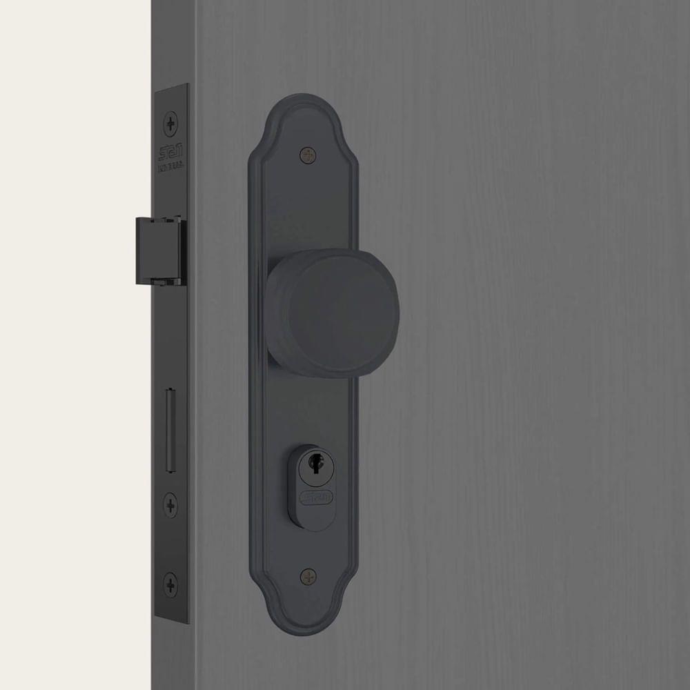 Fechadura Externa 803-02 Preto Fosco - 56023 - Stam - 3