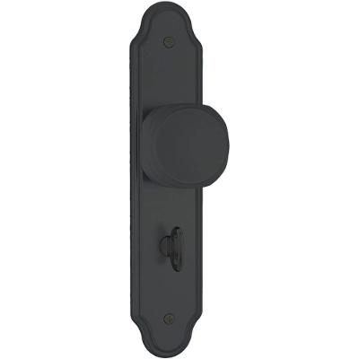 Fechadura Para Banheiro Fano 823-02 Com Espelho Preto Fosco - 56325 - Stam