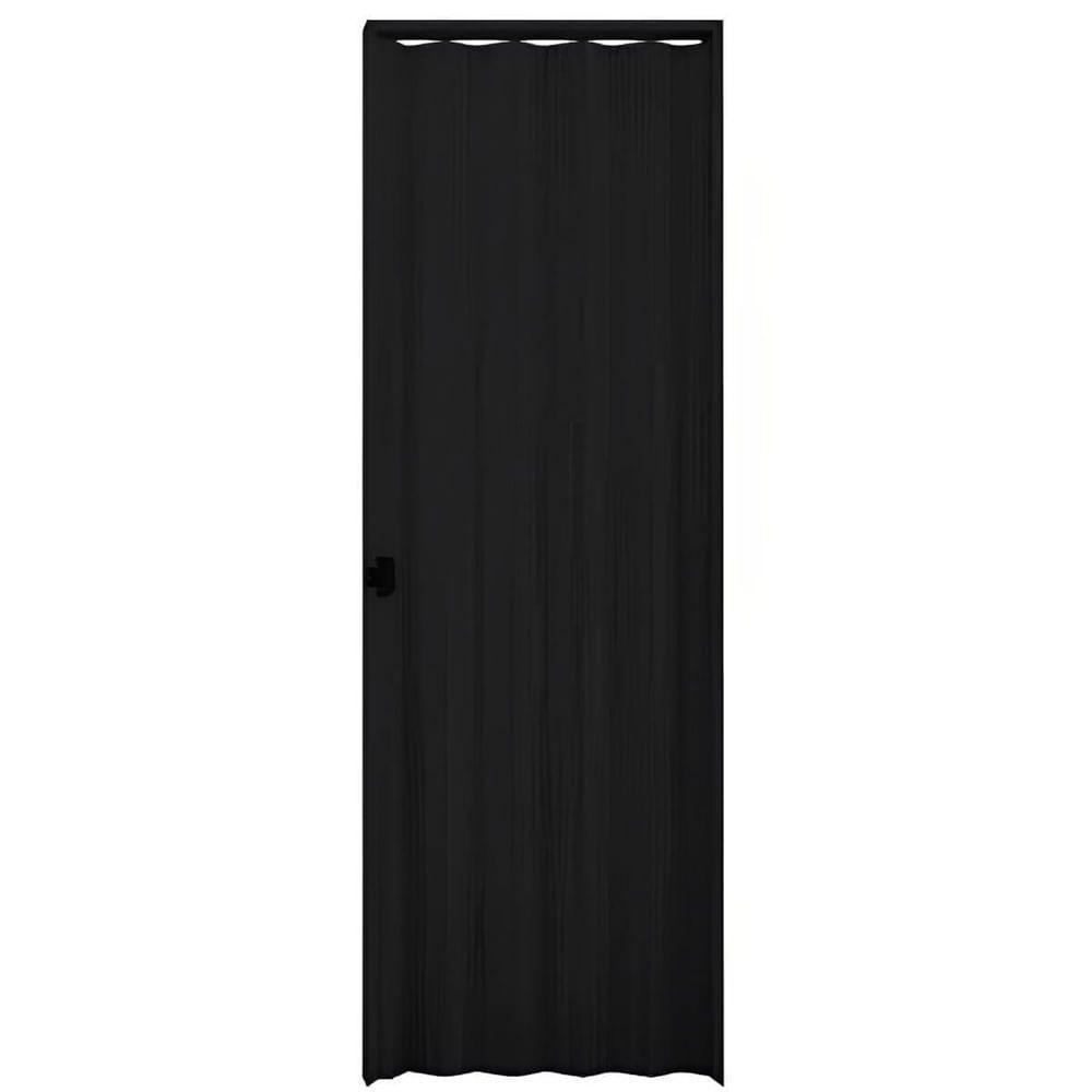 Porta Sanfonada Relevo Preta 210x70cm - 721.232 - Plasbil - 1