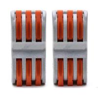 Terminal De Conexão 3p Opostos 2 Peças - 3223 - A.santos - 1