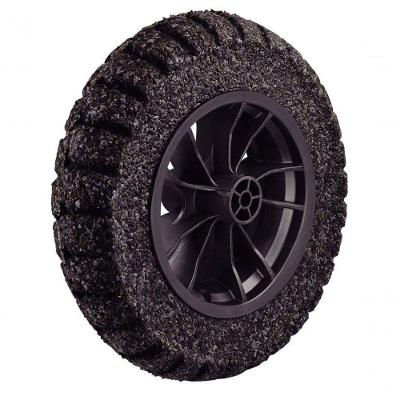 Roda 8 Para Carrinho De Mão Tramontina Plástica Com Pneu Maciço Em Borracha Macia