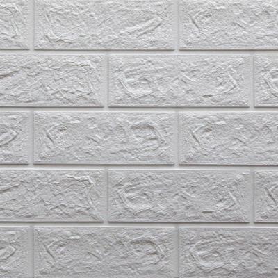 Placa Adesiva 3d Tijolo Branco 70x77cm - Pa035 - Plavidecor