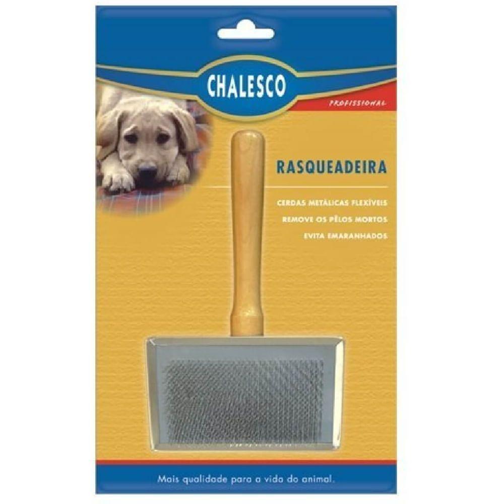 Rasqueadeira De Madeira Profissional Tamanho 4 Para Pets - 70188 - Chalesco - 3