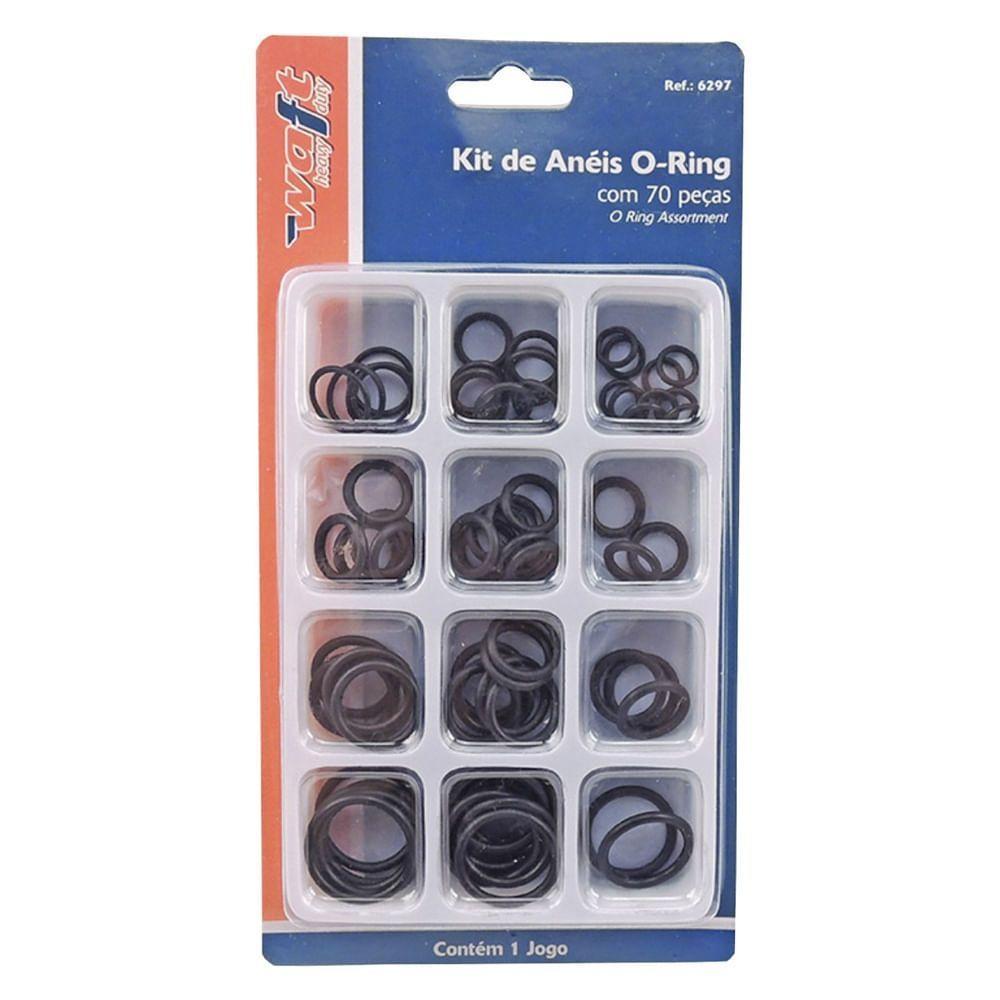 Kit De Anéis O-ring Com 70 Peças - 6297 - Waft - 3