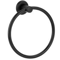 Porta Toalha Argola Preto 7106 - 774186 - Stoc - 1