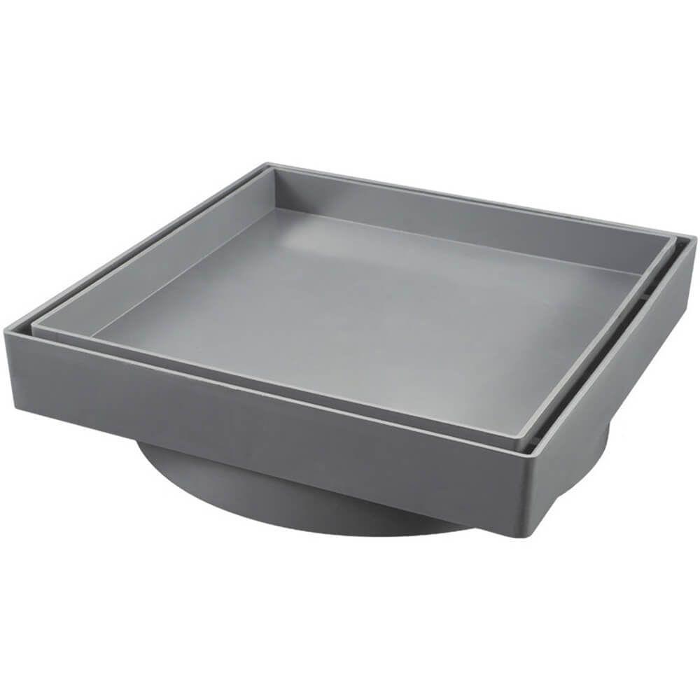 Ralo Invisível 15x15cm Cinza - 1617 - Estrela - 1