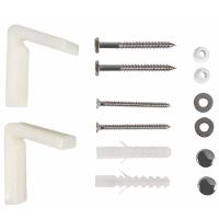 Kit Fixação Em L Para Vaso Sanitário - 0700001 - Rieti Kit Fixacao ""l"" P-vaso Sanitario Rieti 0700001" - 1